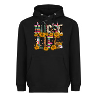 Black Western Nurse Life Heavyweight Hoodie - FaDigitalArtStudio