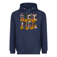 Navy Western Nurse Life Heavyweight Hoodie - FaDigitalArtStudio