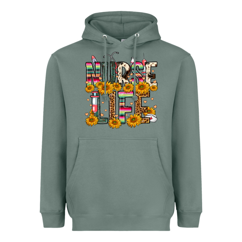 Western Nurse Life Heavyweight Hoodie by FaDigitalArtStudio | Teevron