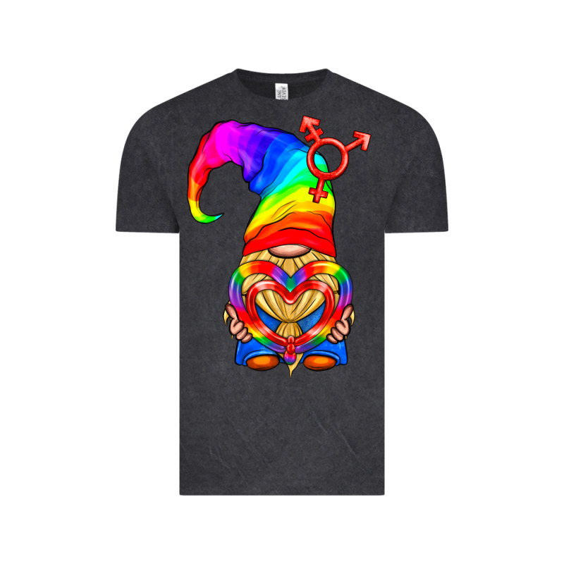 Lgbtq+ Pride Gnome With Heart Balloon Vintage Tee by BundleAndBundleShop | Teevron