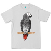 Dove Grey African Gray Parrot Bird Premium Tee - LillyAllenDesigns