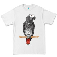 White African Gray Parrot Bird Premium Tee - LillyAllenDesigns