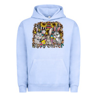 Pigment Grape Ice Happy Easter Urban Hoodie - CowhideDigitalArt