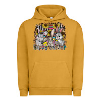 Pigment Peanut Butter Happy Easter Urban Hoodie - CowhideDigitalArt