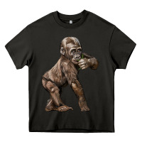 Asphalt Baby Gorilla Heavy Core Tee - LillyAllenDesigns