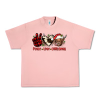 Salmon peace love christmas Urban Heavy Tee - JahusDesignShop