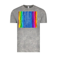 Cloud Rock LGBTQ+ Pride American Flag Tumbler Vintage Tee - BundleAndBundleShop