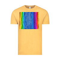 Vintage Mustard LGBTQ+ Pride American Flag Tumbler Vintage Tee - BundleAndBundleShop
