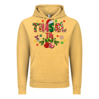 Vintage Mustard tinsel tits Vintage Hoodie - MaliasSmallBusiness