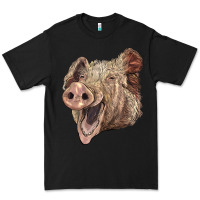 Black american yorkshire pig face Premium Tee - LillyAllenDesigns