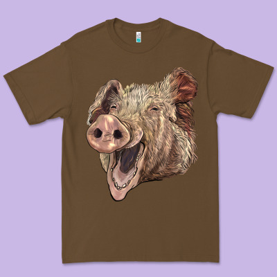 American Yorkshire Pig Face Premium Tee Designed By Lillyallendesigns