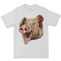 Dove Grey american yorkshire pig face Premium Tee - LillyAllenDesigns