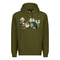 Army Green us army coffee cups Premium Hoodie - OliviaCreatesArt