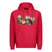 Cardinal us army coffee cups Premium Hoodie - OliviaCreatesArt