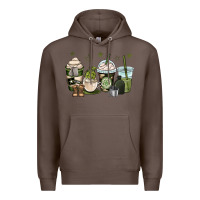 Coffee us army coffee cups Premium Hoodie - OliviaCreatesArt