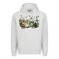 Dove Grey us army coffee cups Premium Hoodie - OliviaCreatesArt