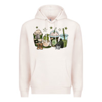Pale Pink us army coffee cups Premium Hoodie - OliviaCreatesArt