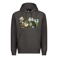 Smoke us army coffee cups Premium Hoodie - OliviaCreatesArt