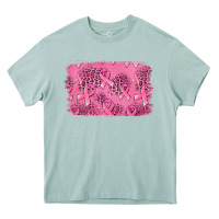 Arona Distressed breast cancer background Heavy Core Tee - Jasminsmagicworld