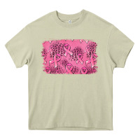 Mossy Distressed breast cancer background Heavy Core Tee - Jasminsmagicworld