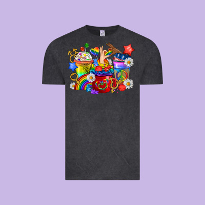 Lgbtq+ Pride Coffee Cups Vintage Tee Designed By Bundleandbundleshop
