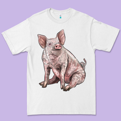 American Yorkshire Pig Premium Tee Designed By Lillyallendesigns