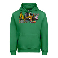 Emerald Happy Easter Urban Hoodie - CowhideDigitalArt
