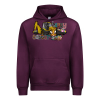 Mauve Wine Happy Easter Urban Hoodie - CowhideDigitalArt