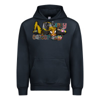 Navy Happy Easter Urban Hoodie - CowhideDigitalArt