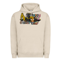 Pigment French Oak Happy Easter Urban Hoodie - CowhideDigitalArt