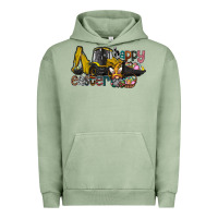 Pigment Oil Green Happy Easter Urban Hoodie - CowhideDigitalArt