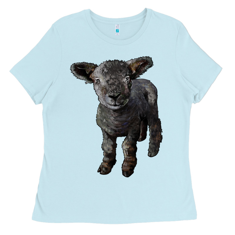 Southdown Baby Sheep Ladies Tee by LillyAllenDesigns | Teevron