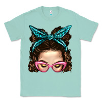 Messy Bun Mom With Leopard Bandana Classic Tee | Teevron