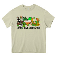 Mossy peace love st patricks Heavy Core Tee - AdoDesignShop