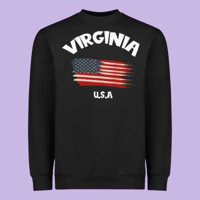 Virginia U.s.a Heavyweight Sweatshirt Designed By Bettercallsaul