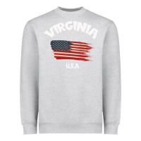 Heather Grey VIRGINIA U.S.A Heavyweight Sweatshirt - Bettercallsaul