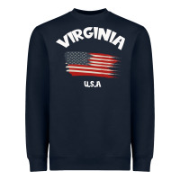 Navy VIRGINIA U.S.A Heavyweight Sweatshirt - Bettercallsaul