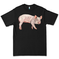 Black american yorkshire pig  baby Premium Tee - LillyAllenDesigns