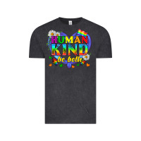 Vintage Black LGBTQ Pride Human Kind Be Both Vintage Tee - BundleAndBundleShop