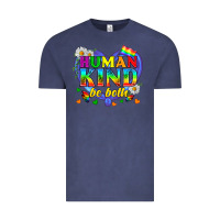 Vintage Denim LGBTQ Pride Human Kind Be Both Vintage Tee - BundleAndBundleShop