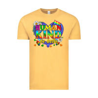 Vintage Mustard LGBTQ Pride Human Kind Be Both Vintage Tee - BundleAndBundleShop