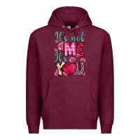 Burgundy it s not me it s you Premium Hoodie - OliviaCreatesArt
