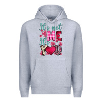 Heather Grey it s not me it s you Premium Hoodie - OliviaCreatesArt