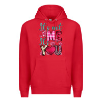Red it s not me it s you Premium Hoodie - OliviaCreatesArt