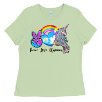 Matcha peace love unicorn Ladies Tee - LillyAllenDesigns