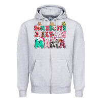 Heather Grey somebody jolly ass mama pink christmas Zipper Hoodie - CowGirlArtShop