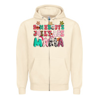Sandshell somebody jolly ass mama pink christmas Zipper Hoodie - CowGirlArtShop