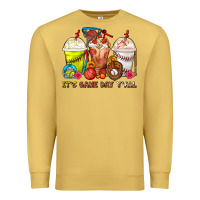 Antique Gold It's Game Day Y'all Softball,Baseball,Basketball C Premium Sweatshirt - FaDigitalArtStudio