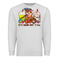 Dove Grey It's Game Day Y'all Softball,Baseball,Basketball C Premium Sweatshirt - FaDigitalArtStudio