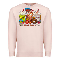 Pale Pink It's Game Day Y'all Softball,Baseball,Basketball C Premium Sweatshirt - FaDigitalArtStudio